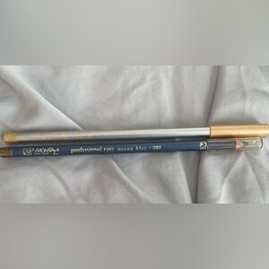 MOMTAZ Professional Eyes Ocean Blue and Silver Eyeliner Duo